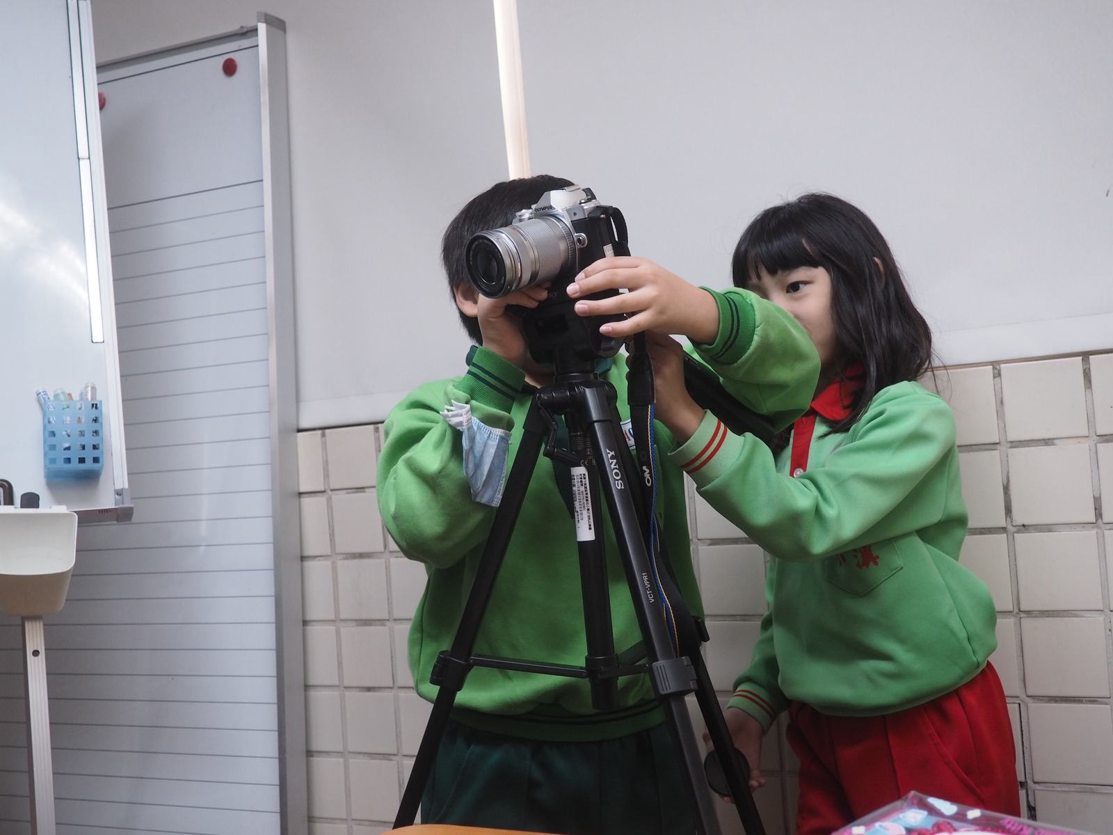 四年級動畫製作課程操作相機